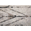Feizy Vancouver 39NTF Modern Geometric Rug in Ivory/Tan/Brown