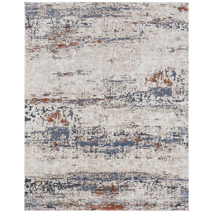 Feizy Gilmore 39MLF Modern Abstract in Ivory/Blue/Gray