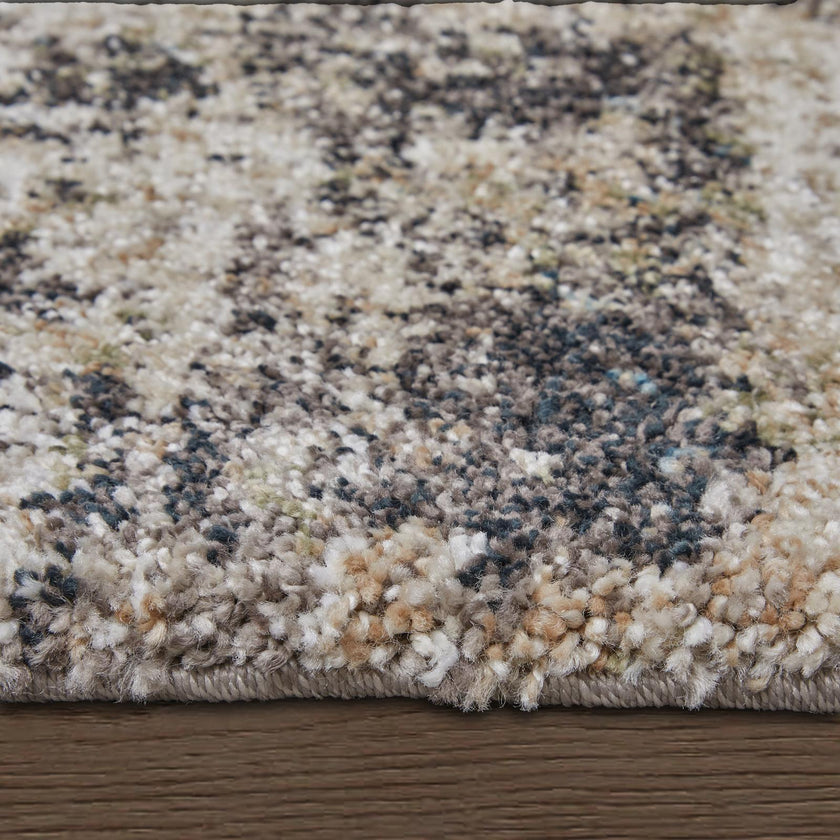 Feizy Skyview 39Q9F Modern Abstract Rug in Gray/Taupe/Ivory