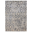 Feizy Micah 3046F Modern Distressed Rug in Gray/Taupe/Silver