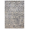 Feizy Micah 3046F Modern Distressed Rug in Gray/Taupe/Silver