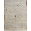 Feizy Kasbah 69G0F Transitional Moroccan Rug in Ivory/Tan/Orange