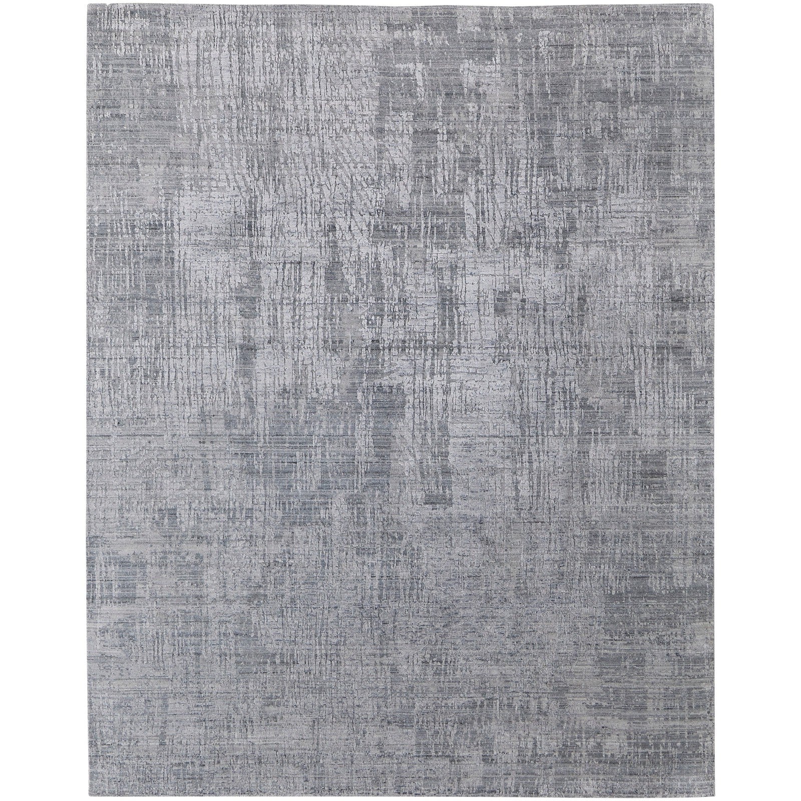 Feizy Eastfield 69A8F Modern Abstract in Blue/Silver