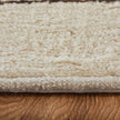 Feizy Agape 69H7F Modern Abstract Rug in Ivory/Brown