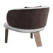 Sunpan Garry Lounge Chair - San Remo Winter Cloud / Meg Ash