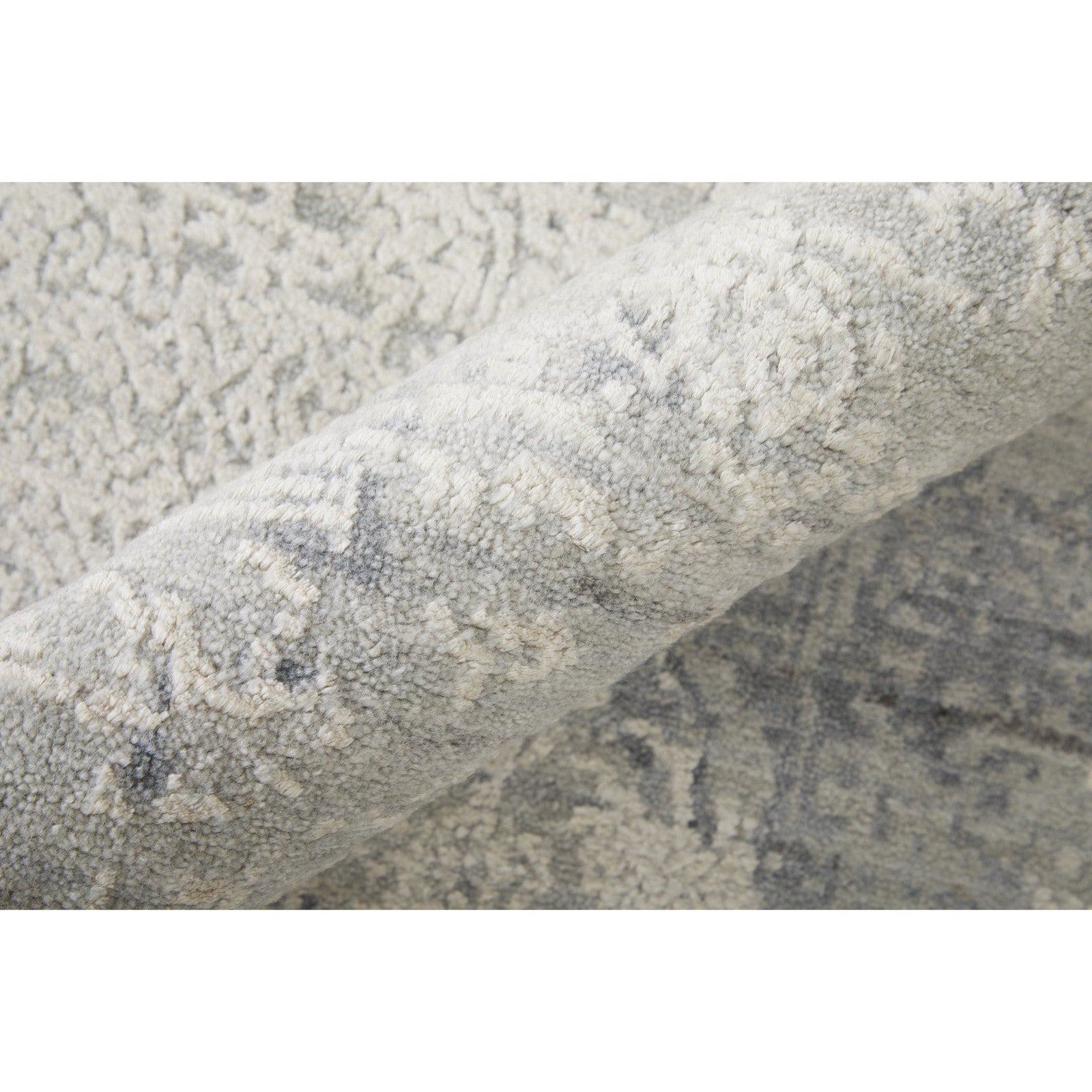 Feizy Eastfield 6989F Modern Abstract in Silver/Gray