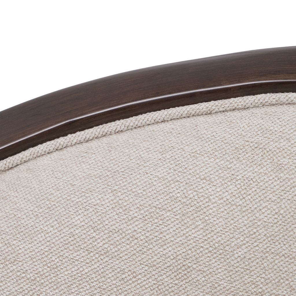 Michael Amini Camellia Field 3-Piece Chenille Sofa - Linen/Warm Pecan