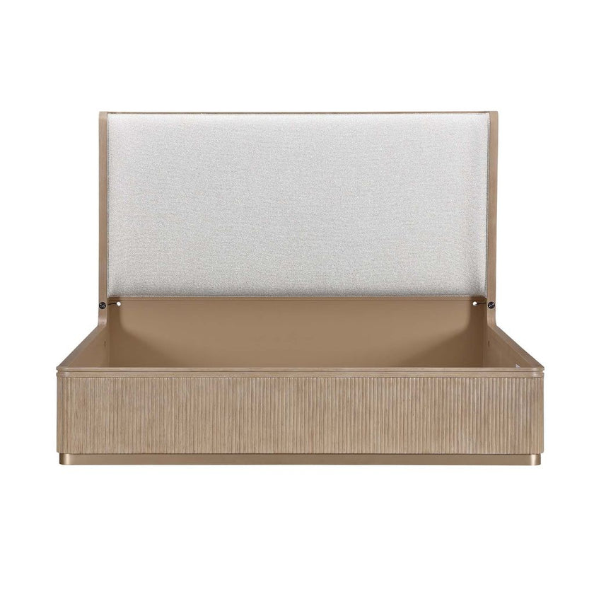 Michael Amini West Kensington Bed - Sea Salt Caramel