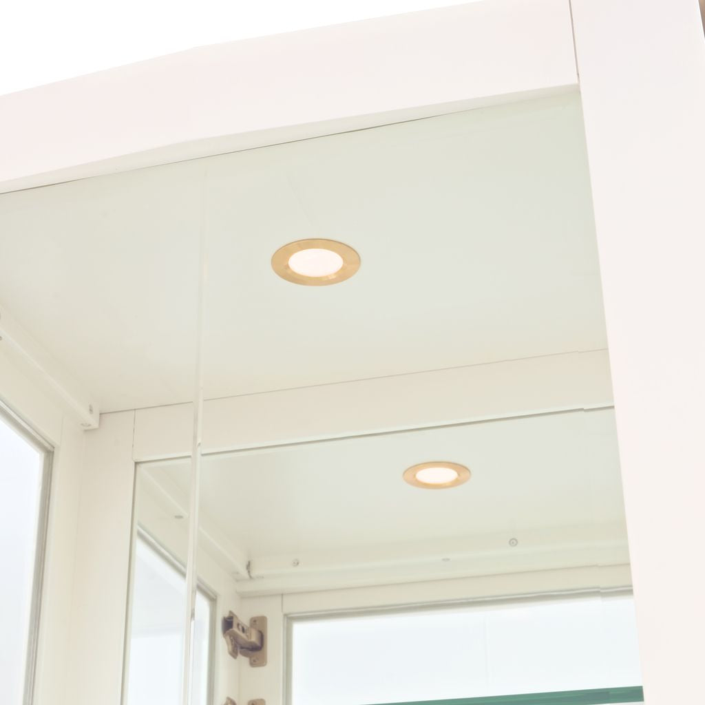 Michael Amini Fantosini Display Cabinet - Creamy Pearl