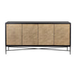 Sunpan Algarve Sideboard - Black / Champagne Gold