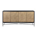 Sunpan Algarve Sideboard - Black / Champagne Gold