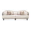 Michael Amini Camellia Field 2-Piece Chenille Sofa - Linen/Warm Pecan
