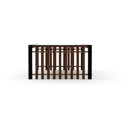 Caracole Pinstripe Dark Cocktail Table PD