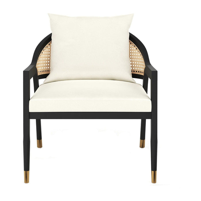 Sunpan Kirsten Lounge Chair - Linoso Ivory