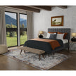 Feizy Melrose 39P2F Transitional Ikat Rug in Ivory/Red/Gray