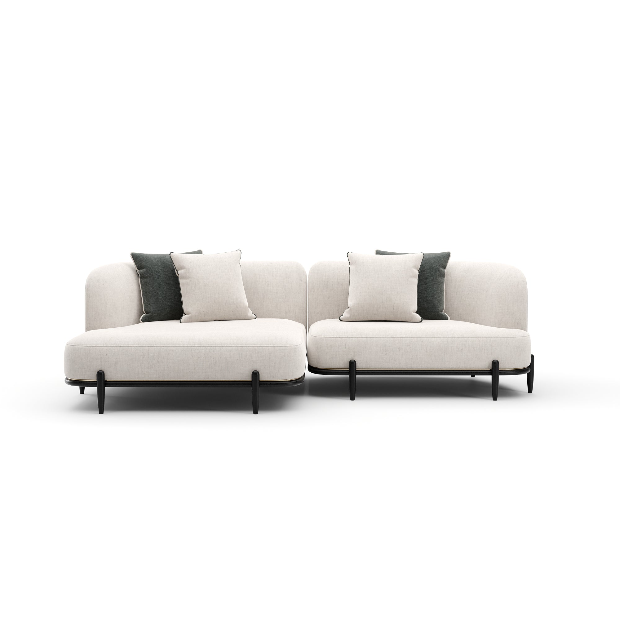 Caracole Madera Sectional
