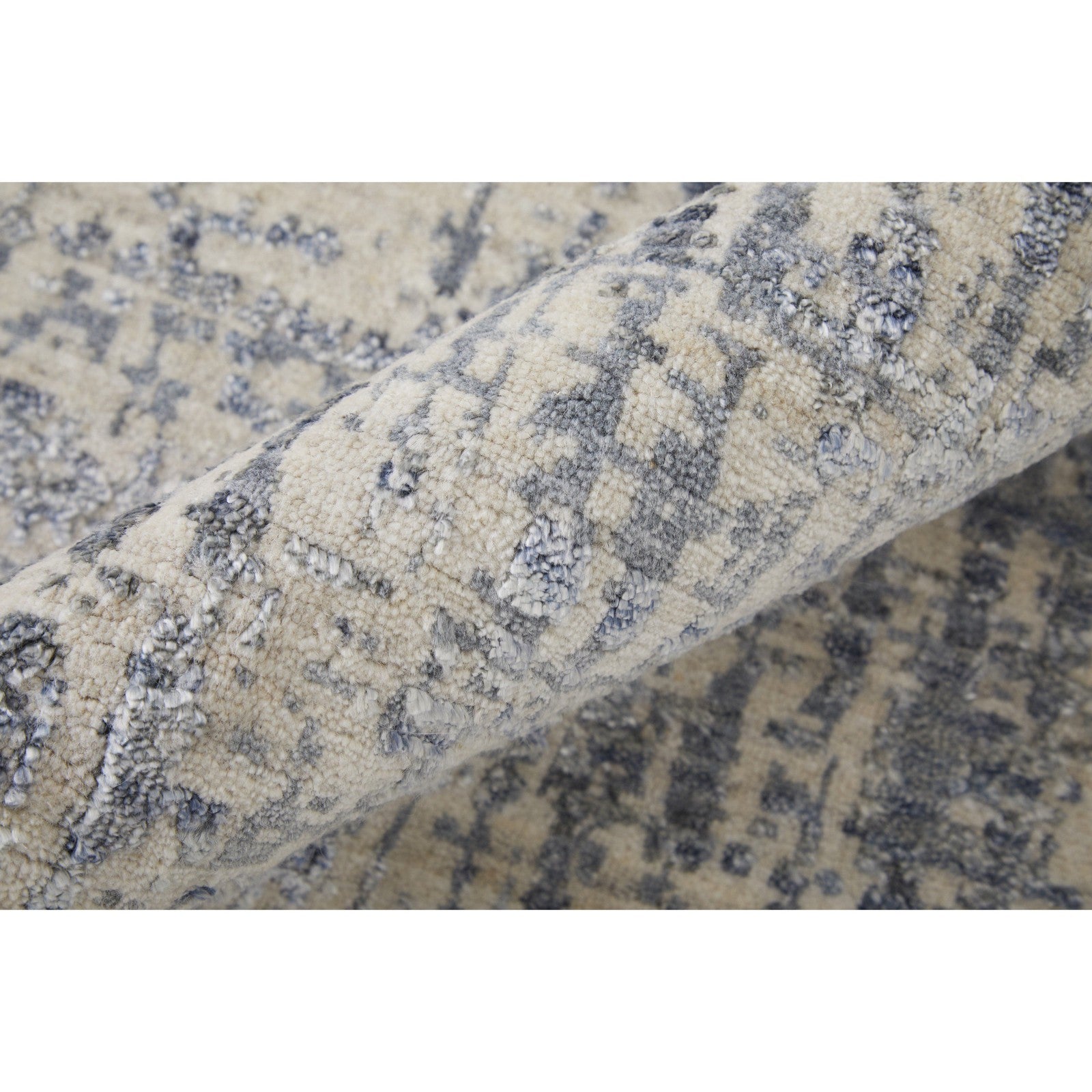 Feizy Eastfield 69AIF Modern Abstract in Blue/Ivory/Gray