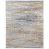 Feizy Aura 3735F Modern Abstract Rug in Gold/Gray/Ivory
