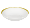 Christofle Malmaison Porcelain Soup-Cereal/Pasta Bowl Gold 19 Cm