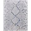 Feizy Laina 39GIF Transitional Trellis & Lattice in Silver/Gray/Blue