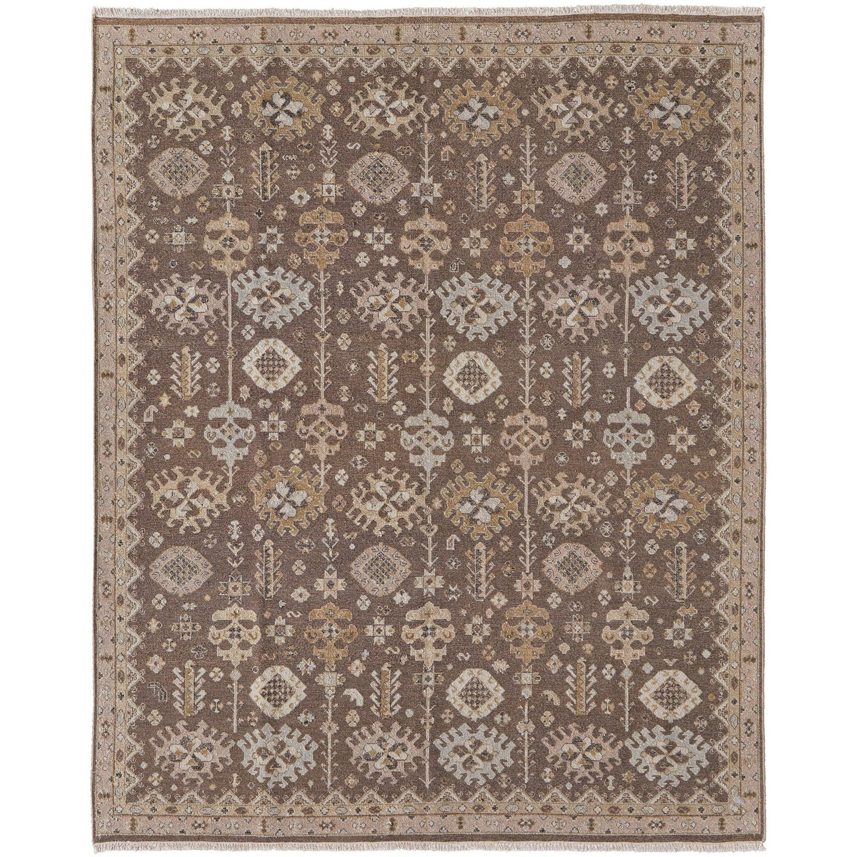 Feizy Corbitt 0610F Traditional Oriental in Brown/Ivory