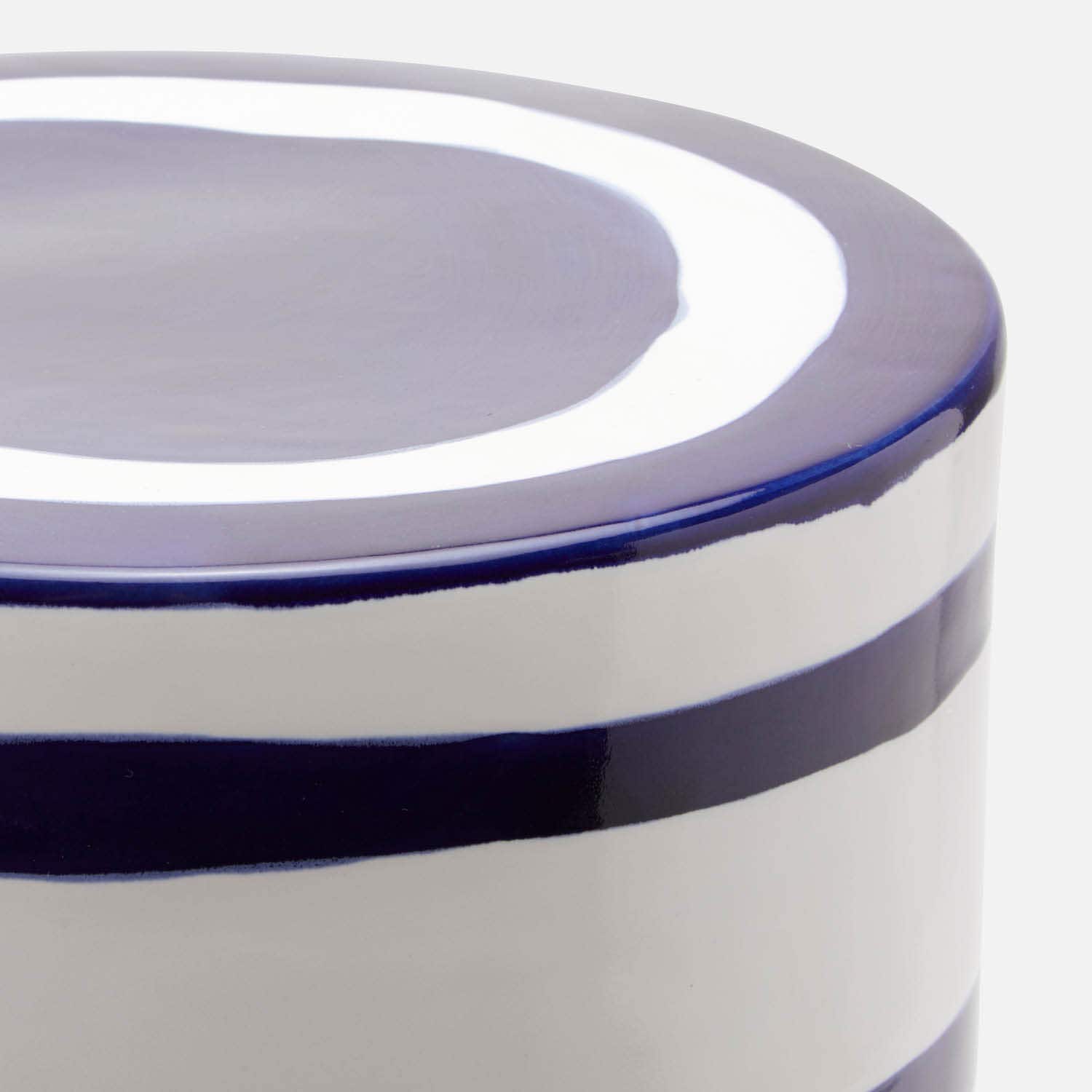 Belda Striped Outdoor Stool