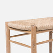 Colwyn Woven Rush Bench
