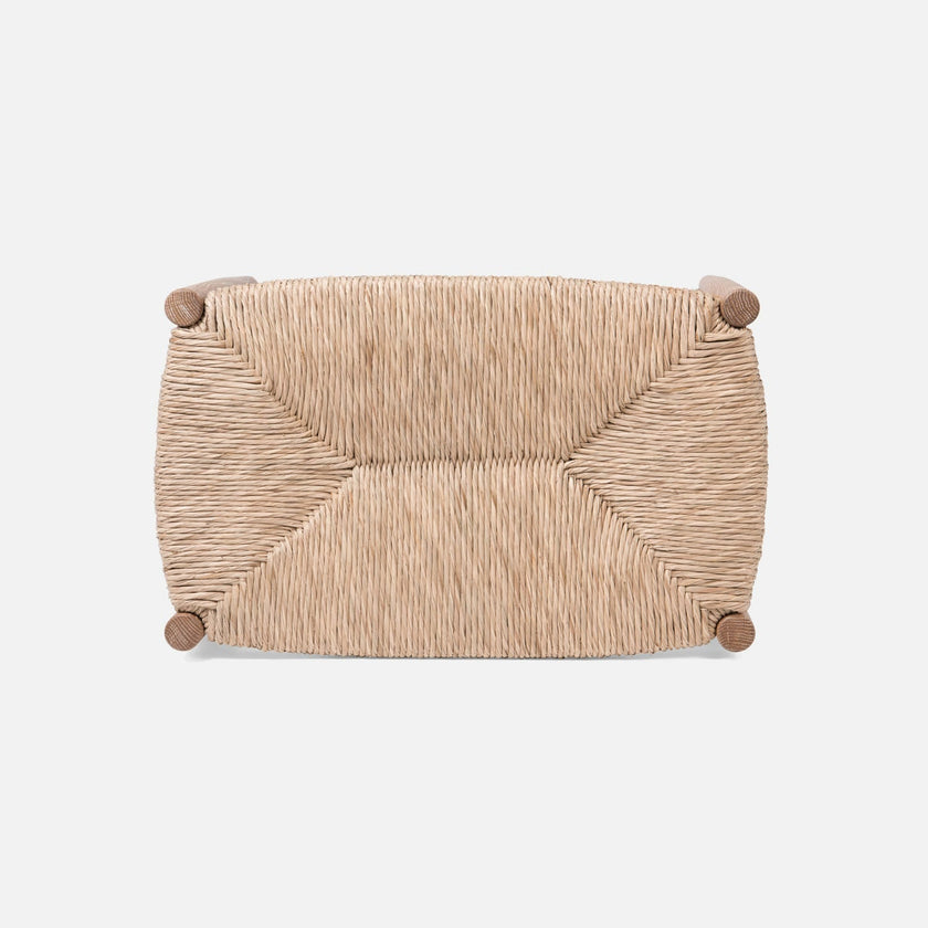 Colwyn Woven Rush Bench