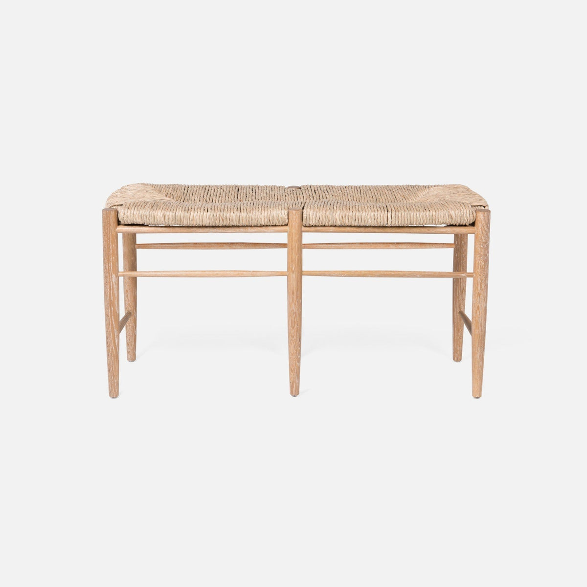 Colwyn Woven Rush Bench