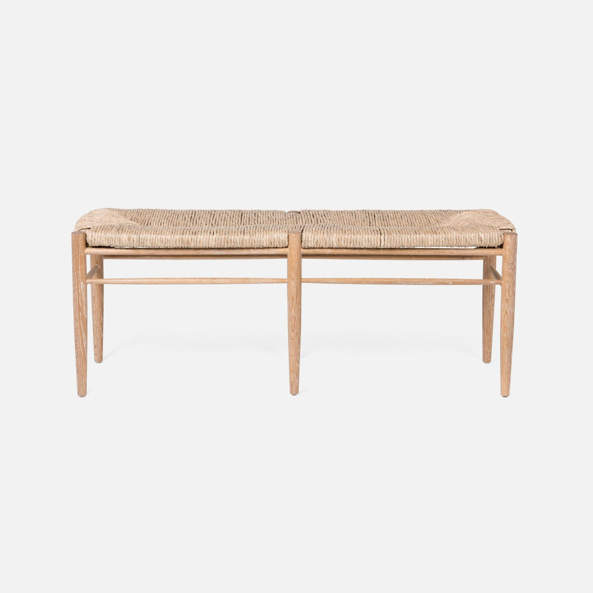 Colwyn Woven Rush Bench