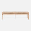 Colwyn Woven Rush Bench