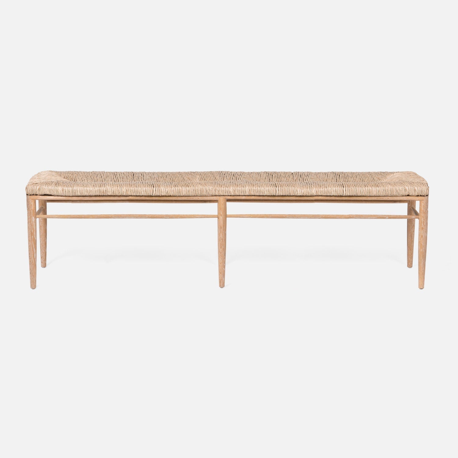 Colwyn Woven Rush Bench