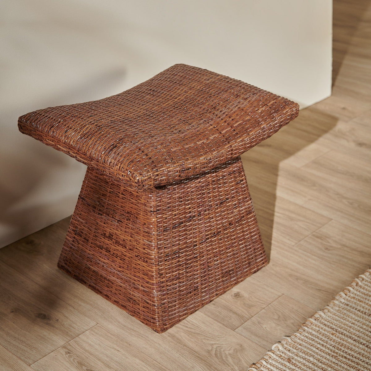 Connie Natural Rattan Bench