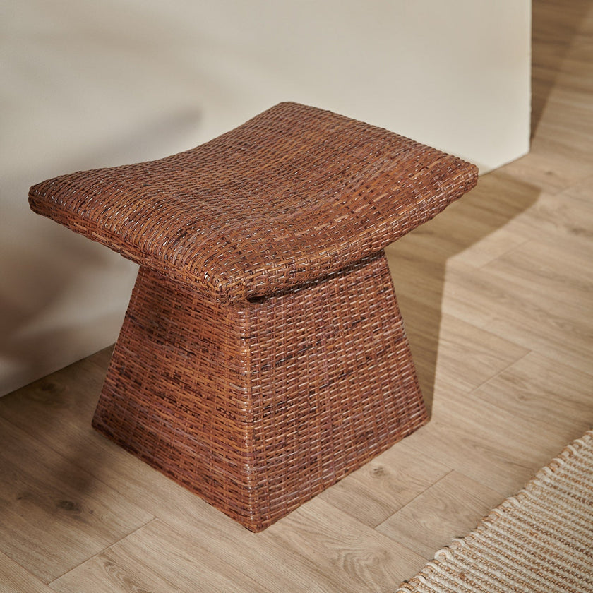 Connie Natural Rattan Bench