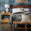 Corenne Handwoven Teak Accent Bench