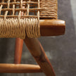 Corenne Handwoven Teak Accent Bench