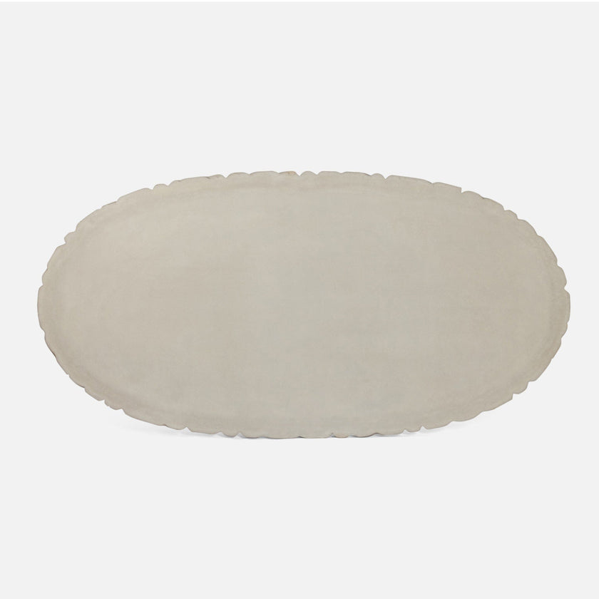 Grady Oval Scalloped Dining Table