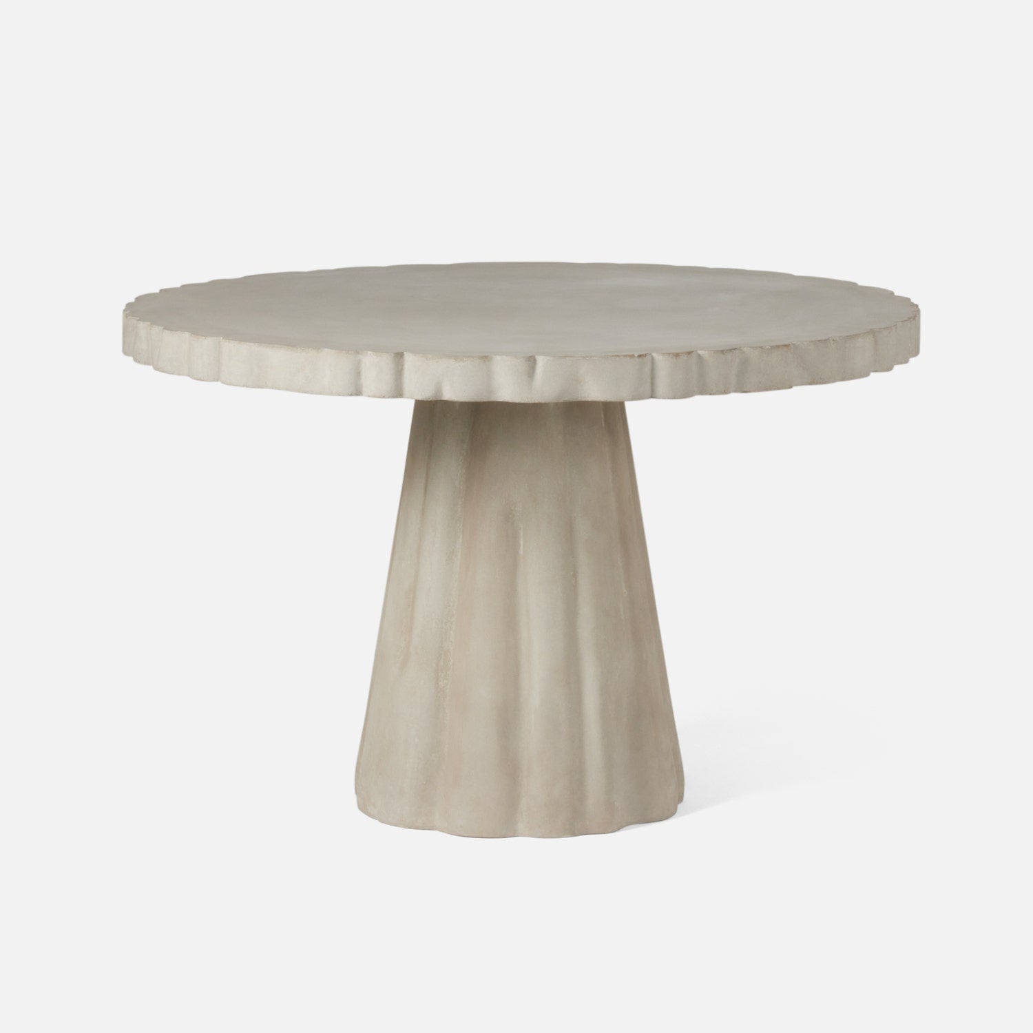Grady Round Scalloped Dining Table