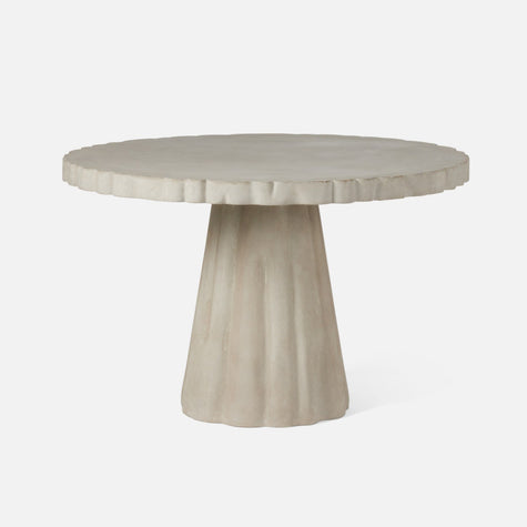 Grady Round Scalloped Dining Table