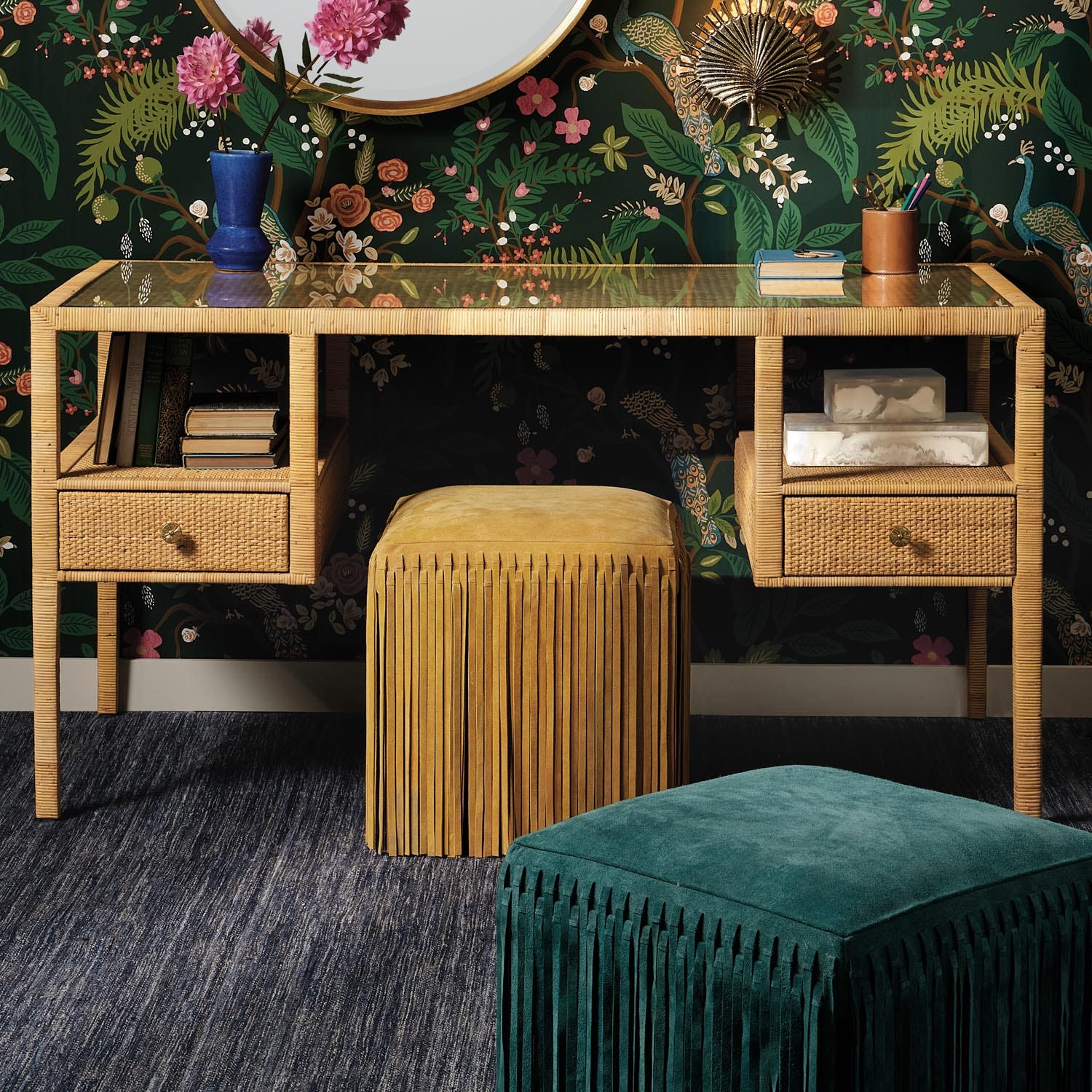 Hallie Modern Designer Console Stool