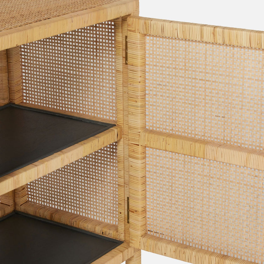 Made Goods Isla Bookcase with Hutch