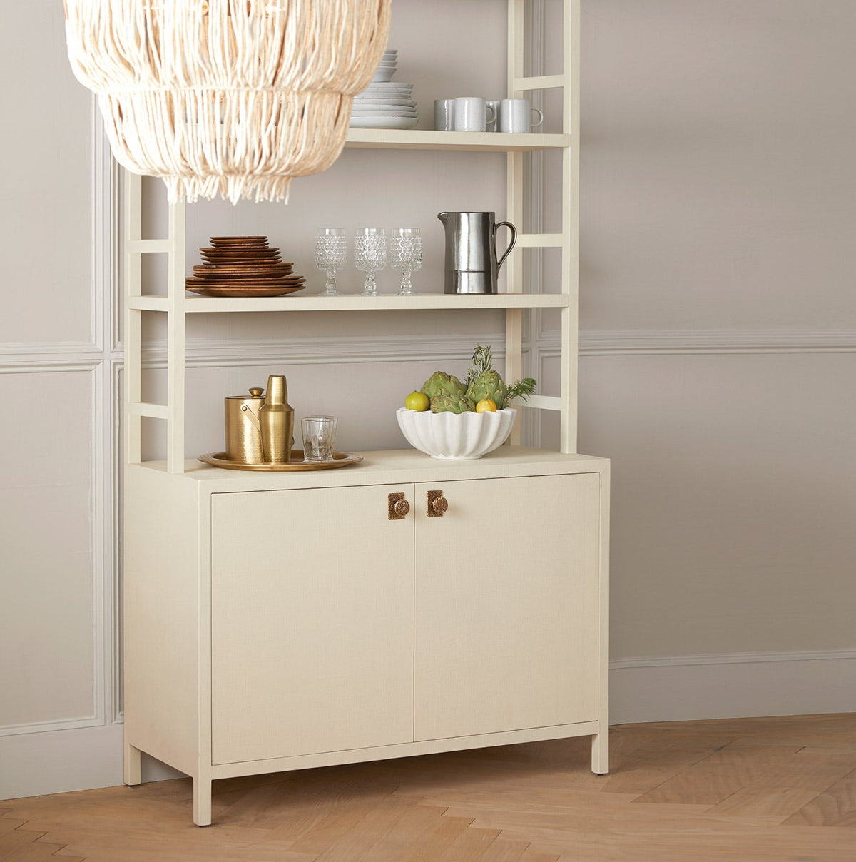 Made Goods Jake Bookcase with Hutch