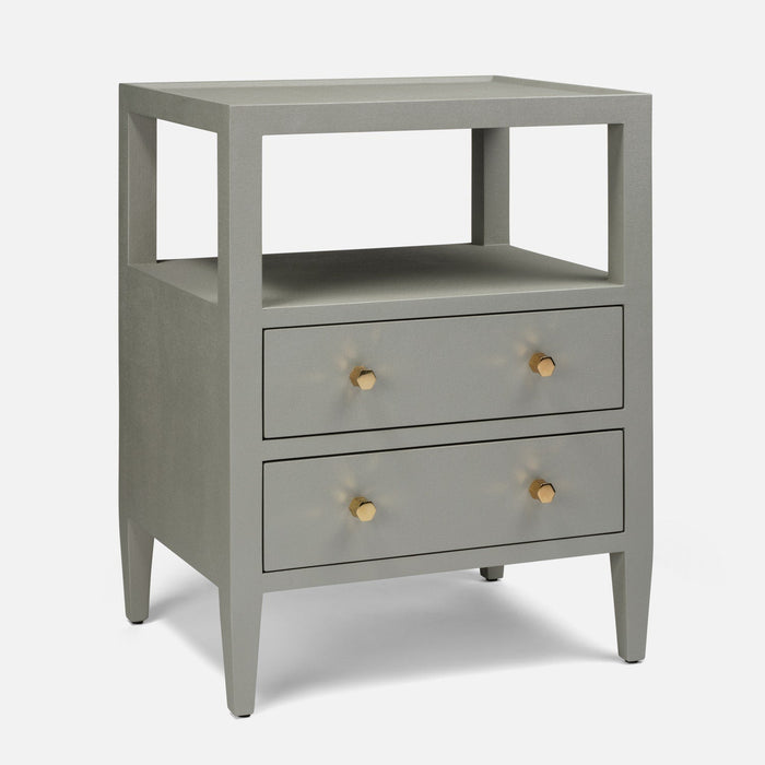 Jarin Two Drawer Wide Nightstand