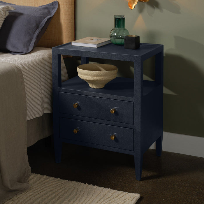 Jarin Two Drawer Wide Nightstand