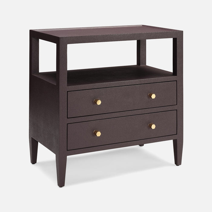 Jarin Two Drawer Wide Nightstand