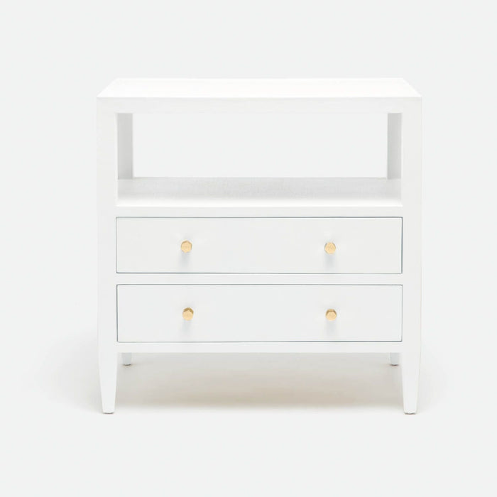 Jarin Two Drawer Wide Nightstand