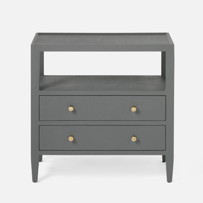 Jarin Two Drawer Wide Nightstand