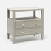 Jarin Two Drawer Wide Nightstand