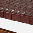 Percy Full-Grain Leather Bench