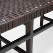 Percy Full-Grain Leather Bench